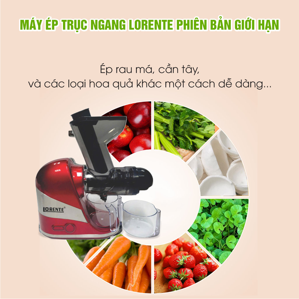 Máy ép rau má Lorente LT-2099 công suất 450W