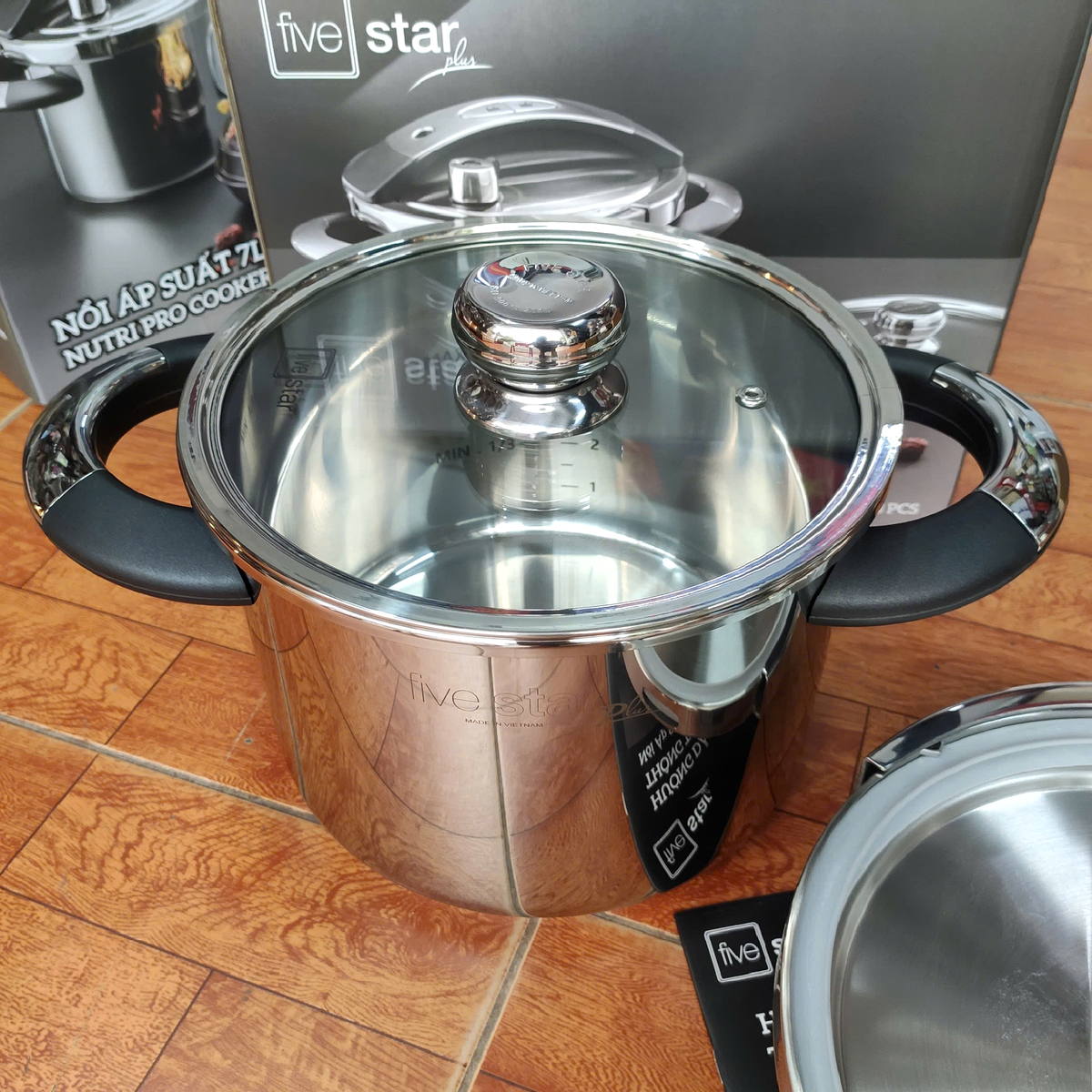 Nồi áp suất Inox 304 Fivestar Plus NutriPro Cooker 7L