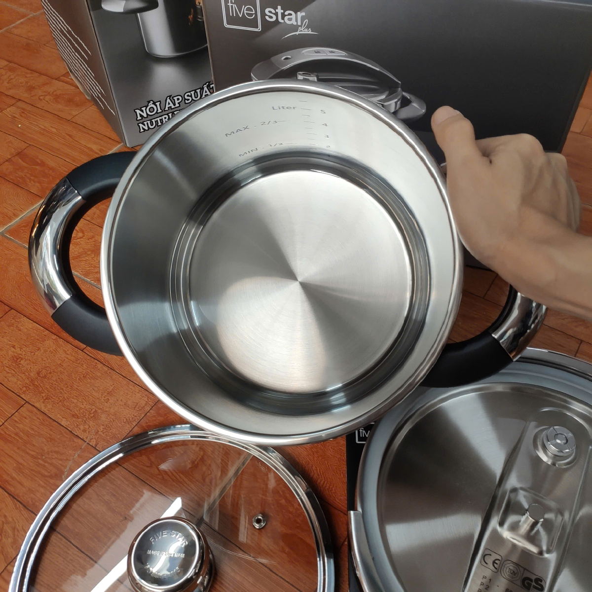 Nồi áp suất Inox 304 Fivestar Plus NutriPro Cooker 7L
