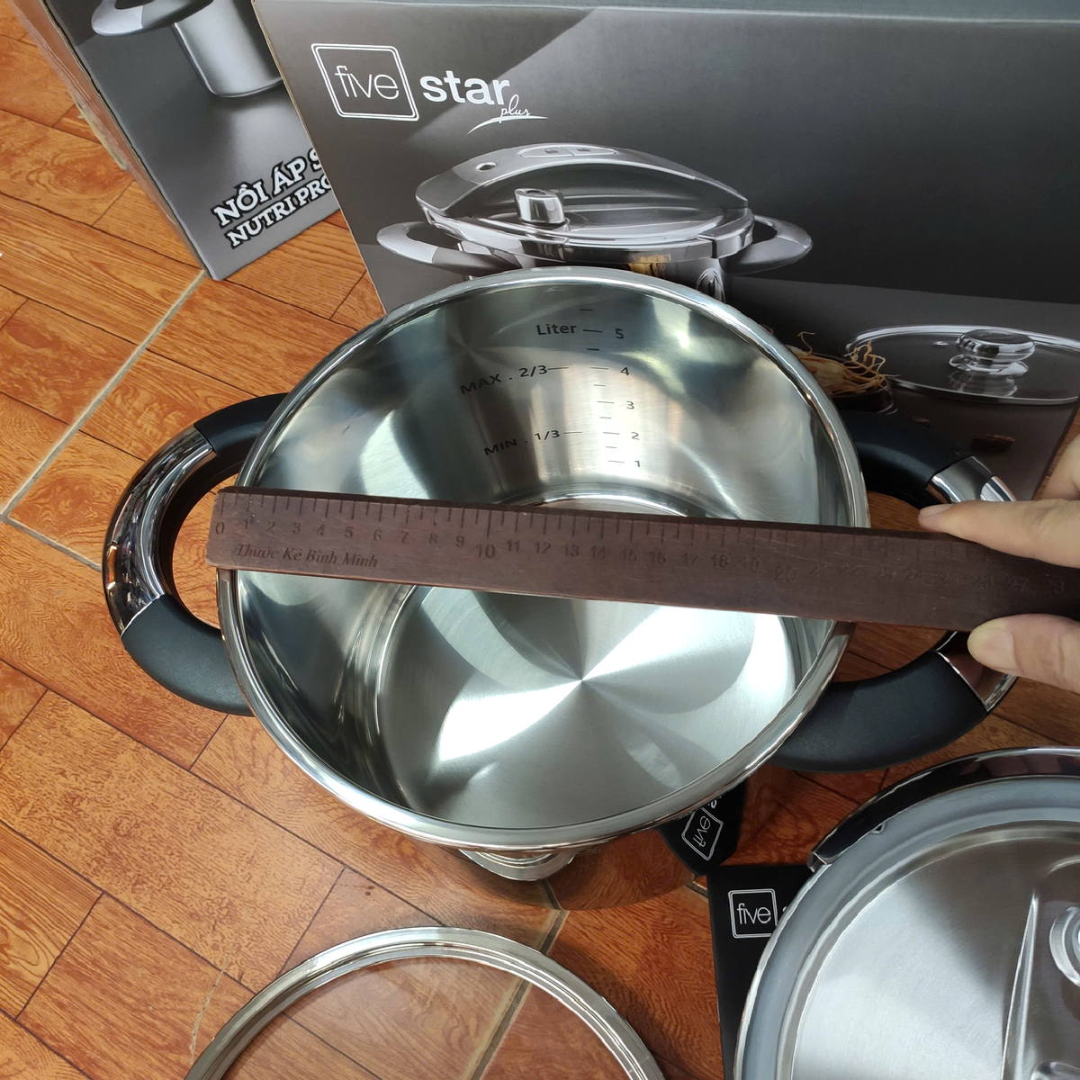 Nồi áp suất Inox 304 Fivestar Plus NutriPro Cooker 7L
