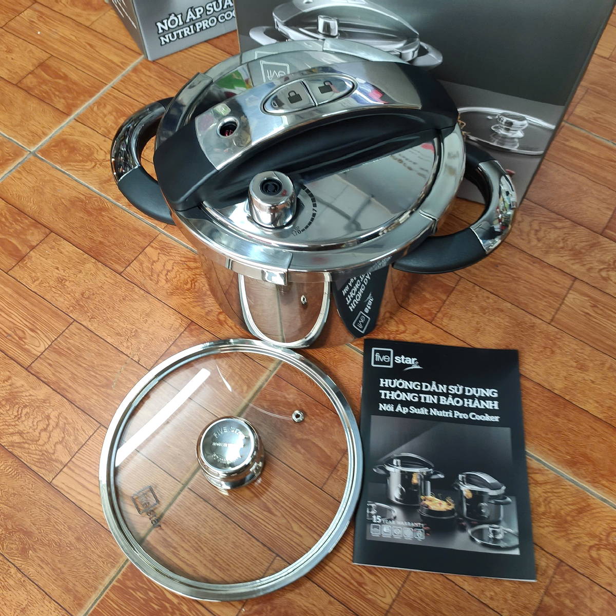 Nồi áp suất Inox 304 Fivestar Plus NutriPro Cooker 7L
