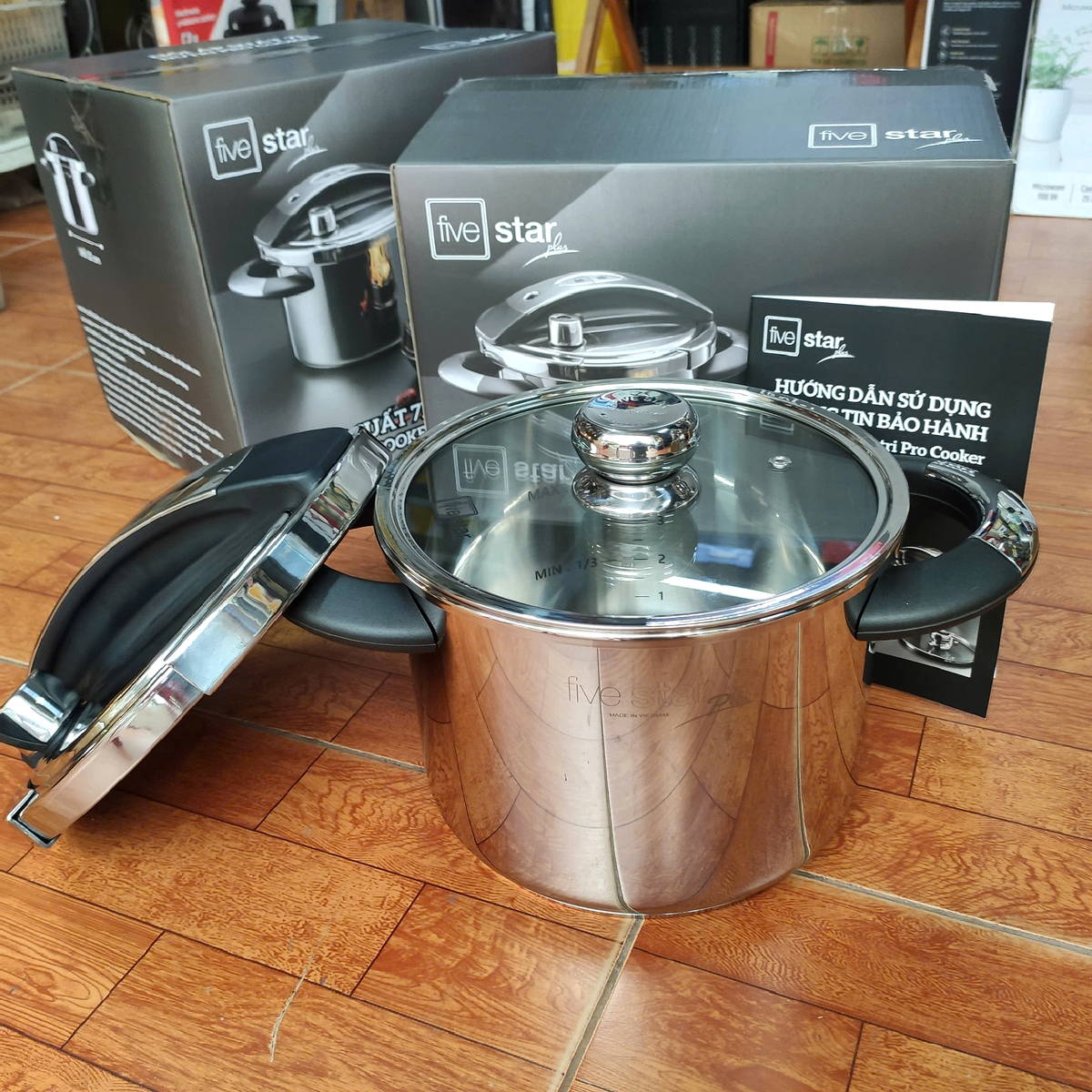 Nồi áp suất Inox 304 Fivestar Plus NutriPro Cooker 7L