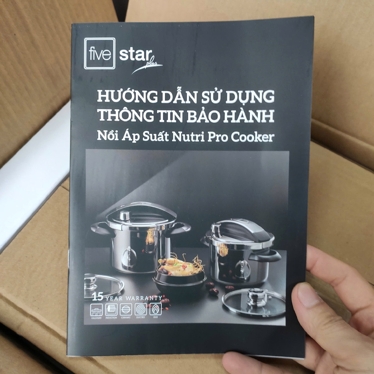 Nồi áp suất Inox 304 Fivestar Plus NutriPro Cooker 7L