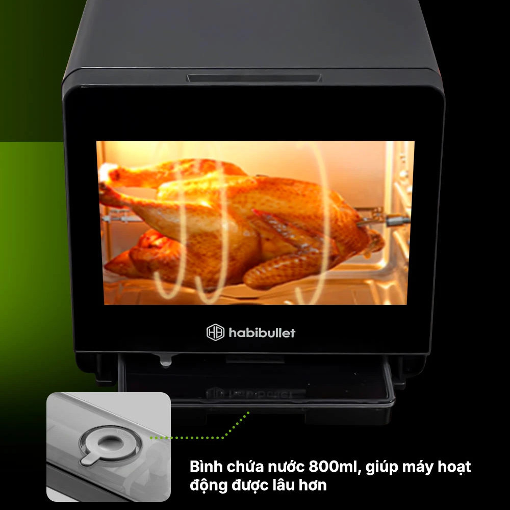 Nồi chiên hấp hơi nước Habibullet Vitasteam FHB18 PLUS dung tích 18L