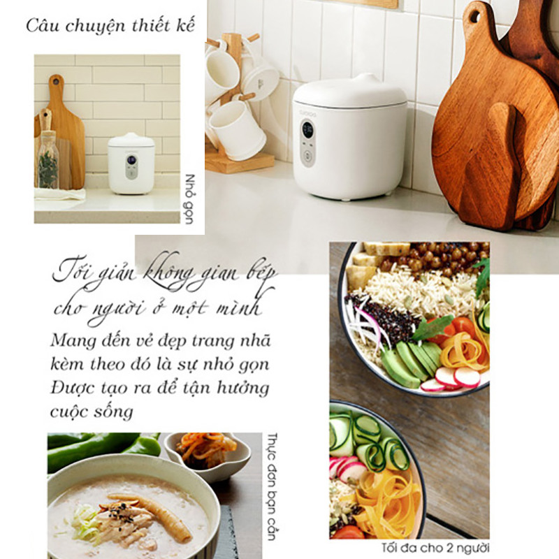 Nồi cơm điện tử mini 0.36L Cuckoo CR-0255MW