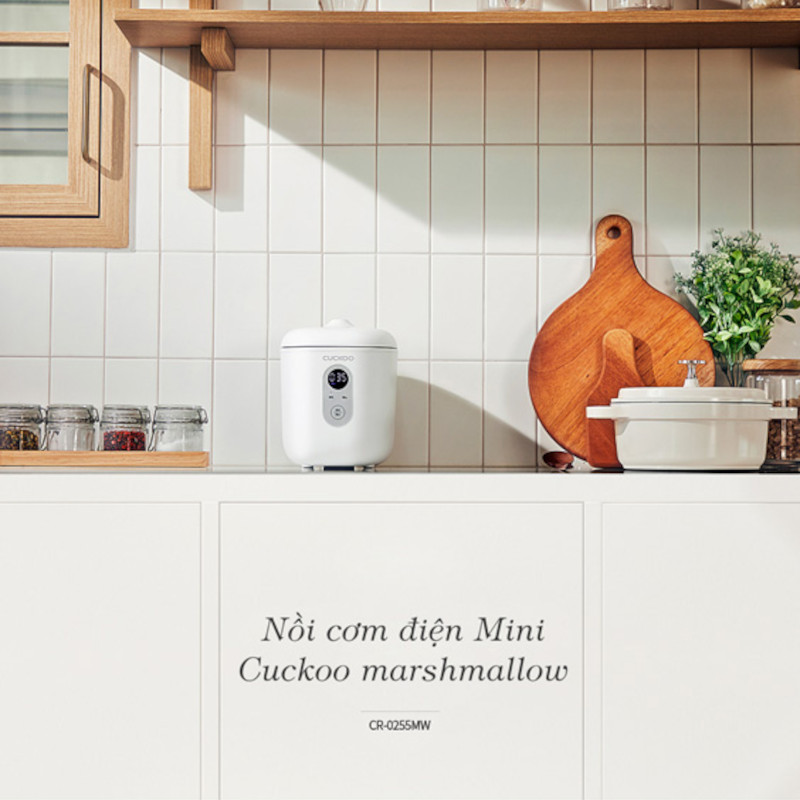 Nồi cơm điện tử mini 0.36L Cuckoo CR-0255MW