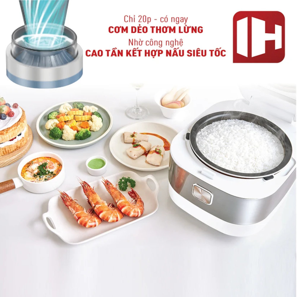 Nồi cơm điện tử cao tần Tefal RK762168
