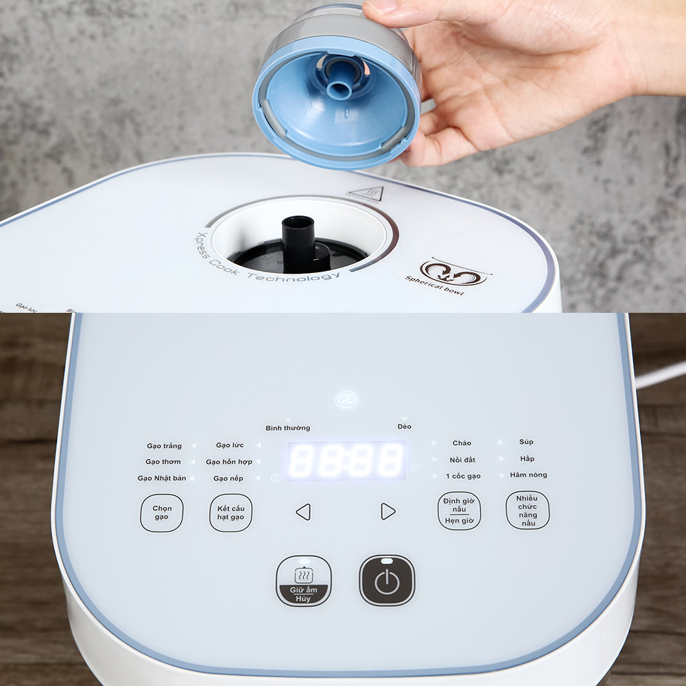 Nồi cơm điện tử cao tần Tefal RK762168