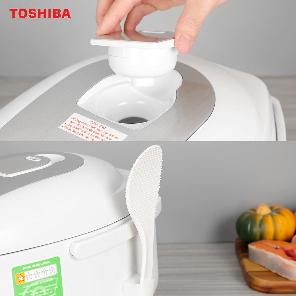 Nồi cơm điện tử Toshiba RC-10NMFVN (WT)