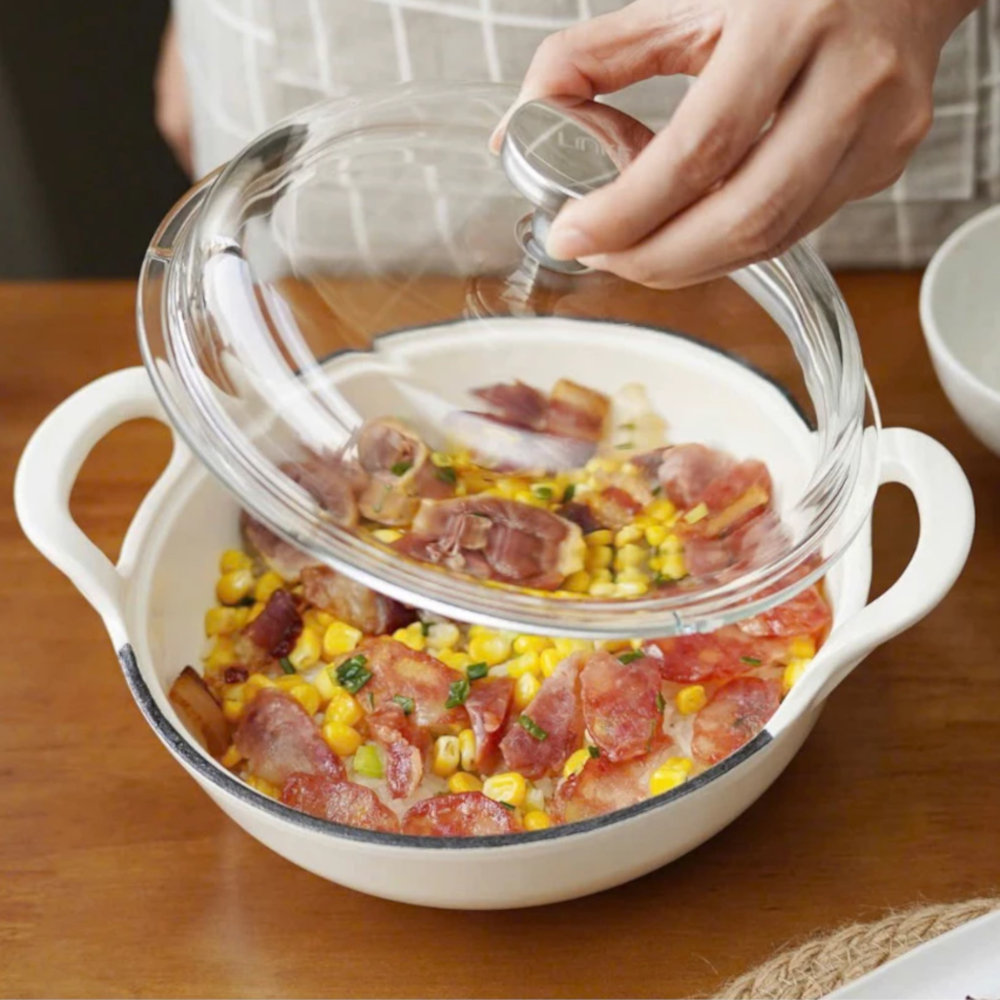 Nồi gang phủ gốm đúc liền Seka SKG420