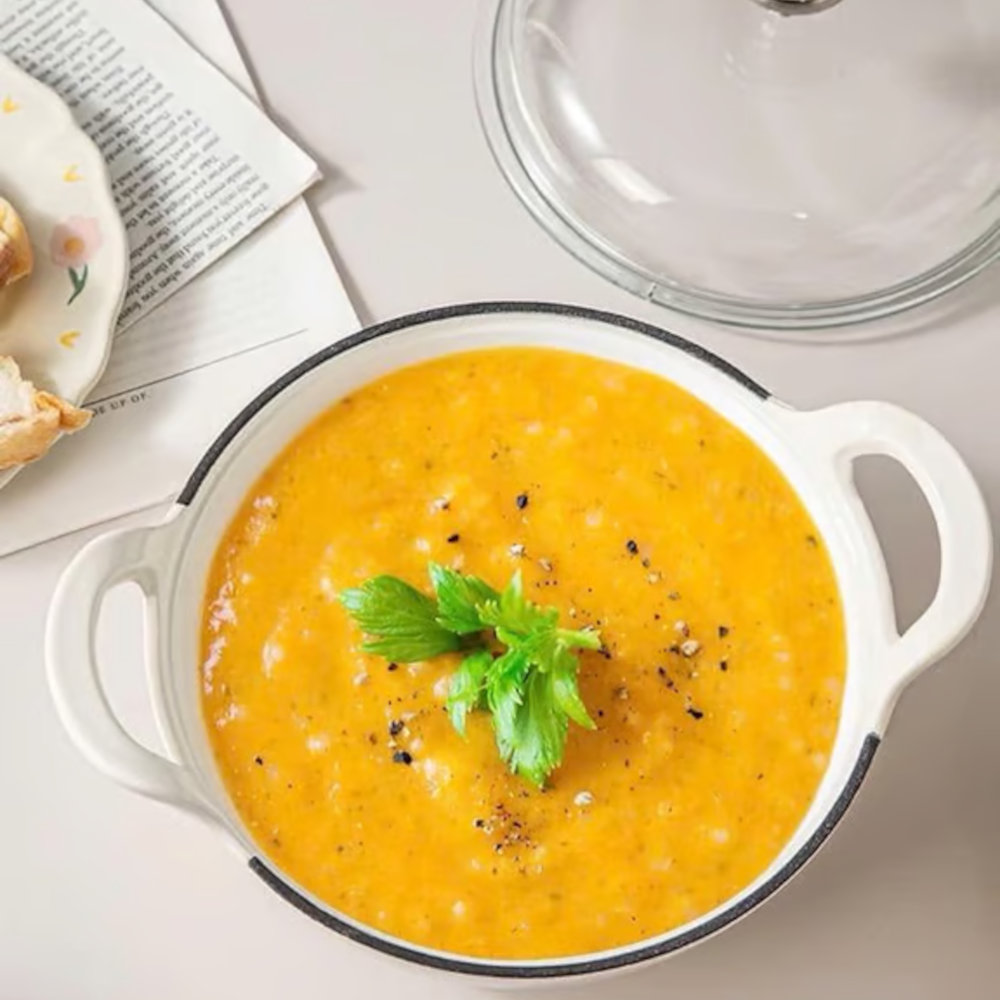 Nồi gang phủ gốm đúc liền Seka SKG420