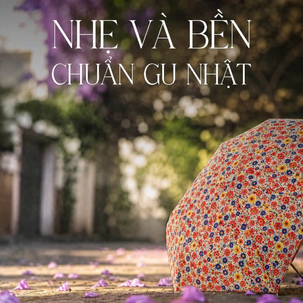 Ô hoa mini khung nhôm đạt chuẩn UPF50+ TEWA 80072 siêu nhẹ xinh