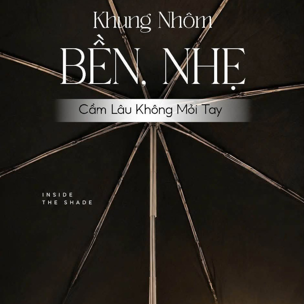Ô hoa mini khung nhôm đạt chuẩn UPF50+ TEWA 80072 siêu nhẹ xinh