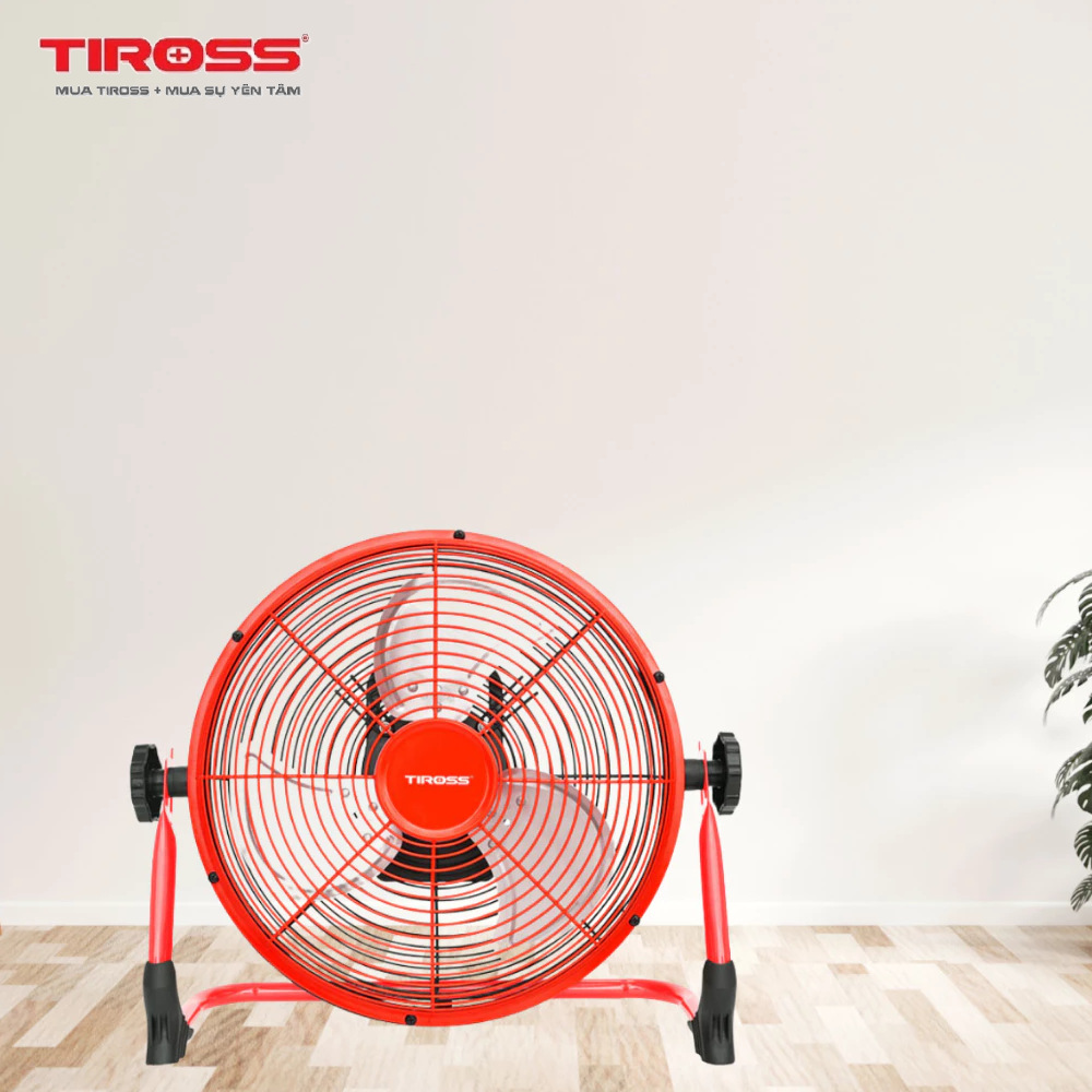 Quạt tích điện Tiross TS9178 cánh 12 inch