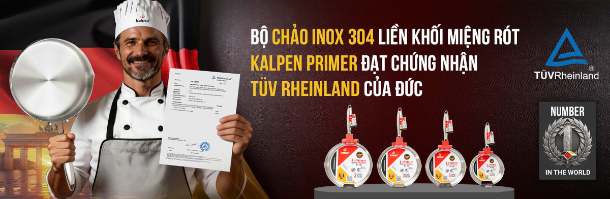 Chất lượng sản phẩm của Kalpen Group đã được TÜV Rheinland (GERMANY) kiểm định và chứng nhận