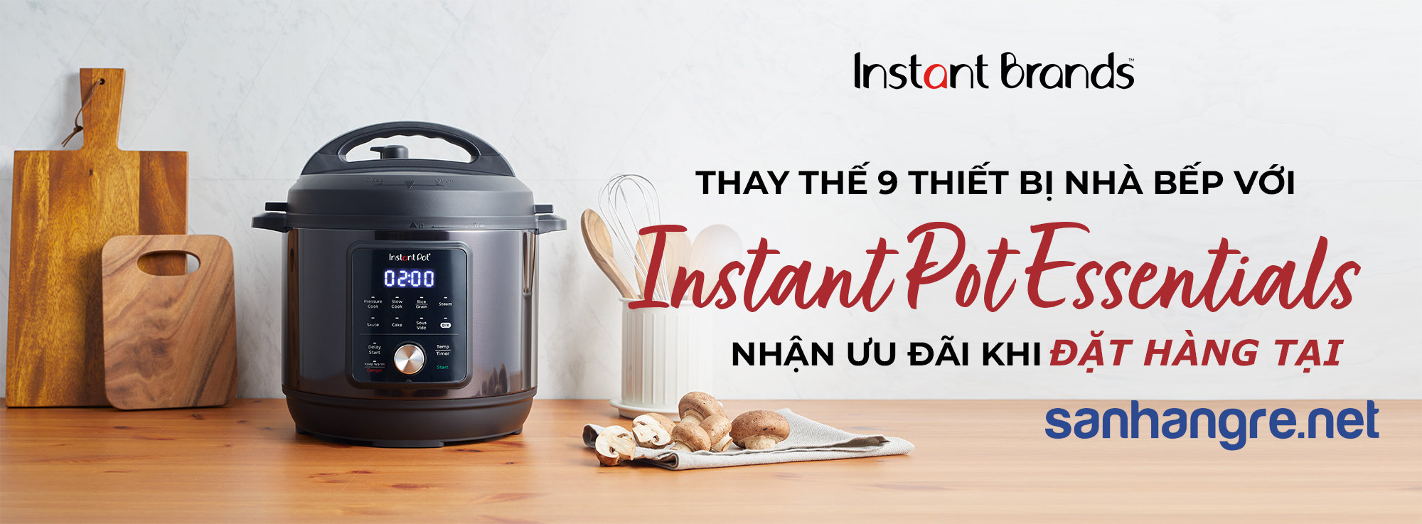 Nồi Áp Suất Điện Tử Đa Năng Instant POT