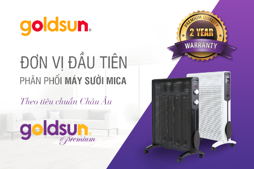 Máy sưởi Mica Goldsun Premium GPMH04E 2200W