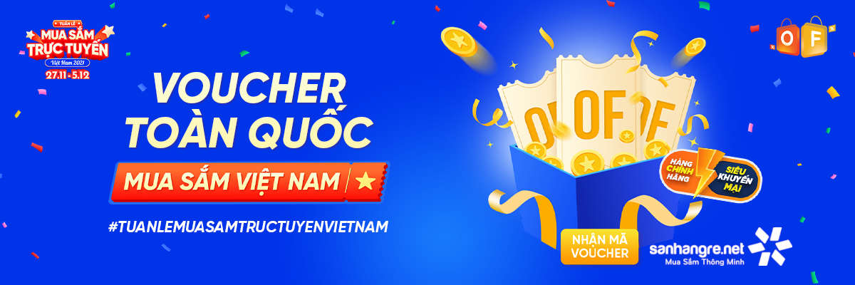 Voucher Toàn Quốc Mua Sắm Việt Nam - Online Friday 2021