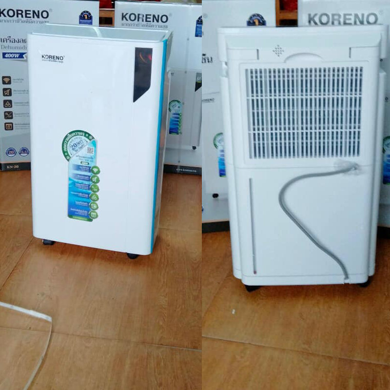 Máy hút ẩm lọc không khí Koreno Thái Lan dung tích 20L/ngày, bảo hành 24 tháng