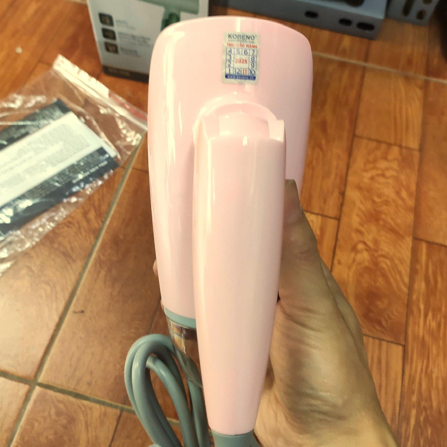 Máy sấy tóc mini gấp gọn Koreno Thái Lan KN-516 công suất 1300W