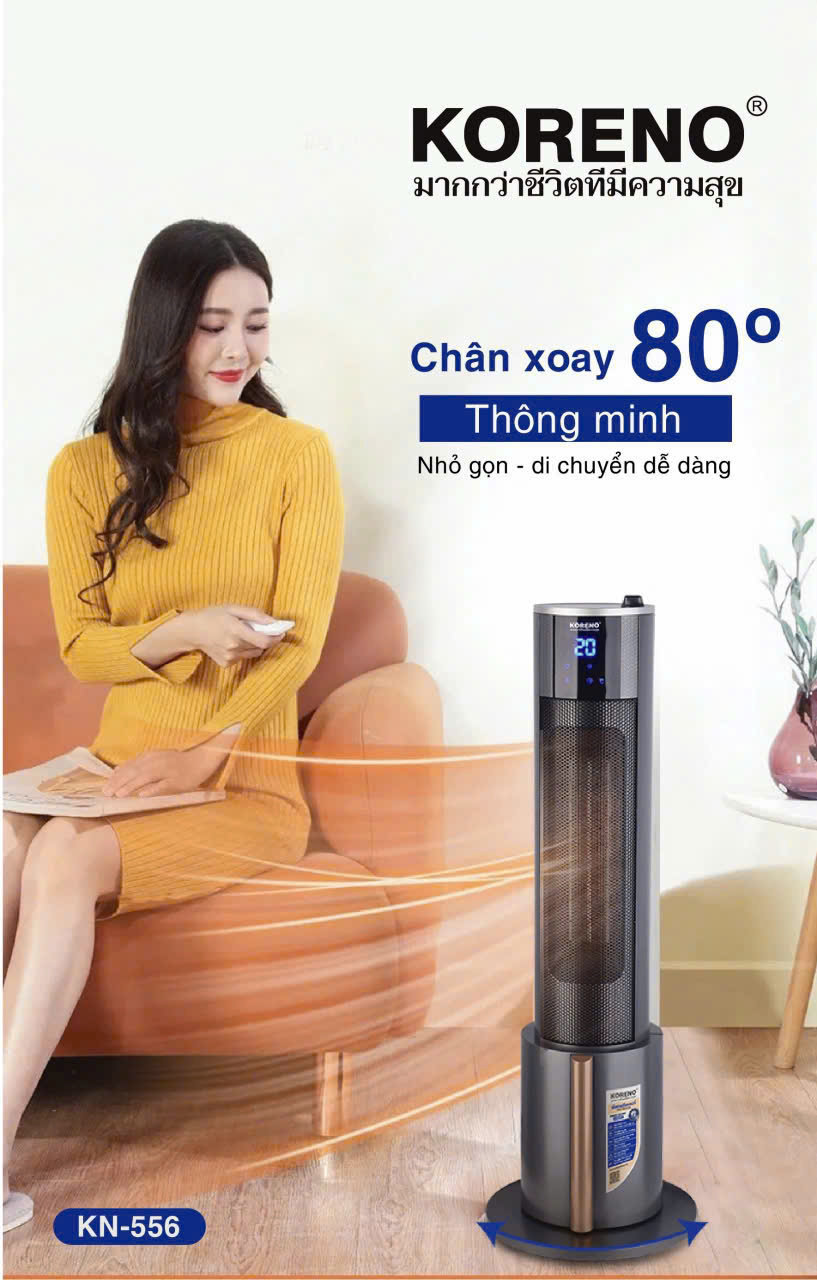 Máy sưởi gốm Ceramic Koreno Thái Lan KN-556