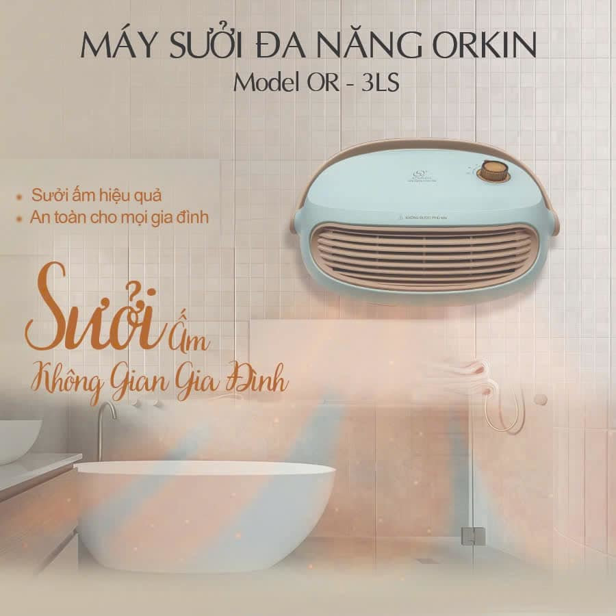 Máy sưởi gốm PTC Orkin Thái Lan OR-3LS