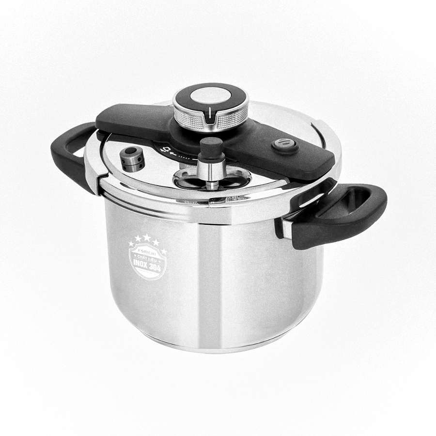 Nồi áp suất Inox 304 Korichi Thái Lan dung tích 6L KRC-1960