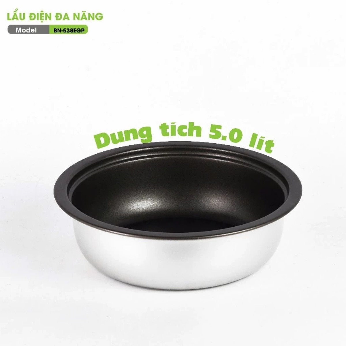 Nồi lẩu điện 5L Bennix Thái Lan BN-538EGP công suất 1500W