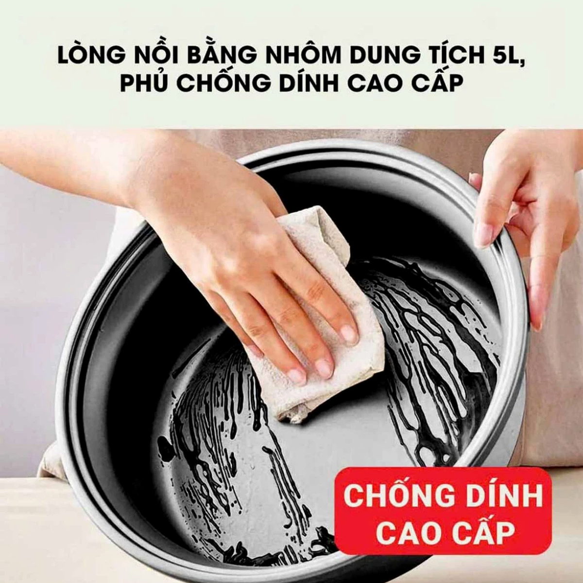 Nồi lẩu điện 5L Bennix Thái Lan BN-538EGP công suất 1500W