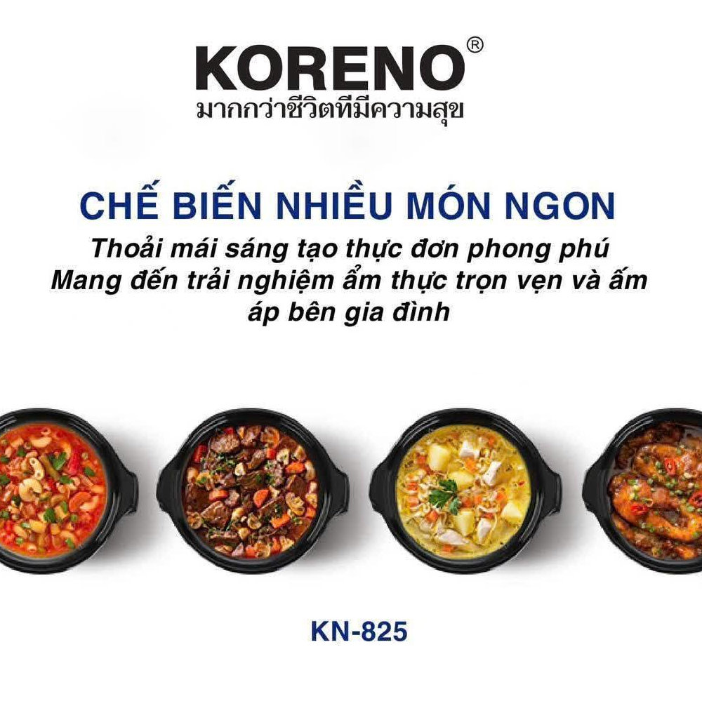 Nồi nấu chậm Koreno Thái Lan 2.5L KN-825