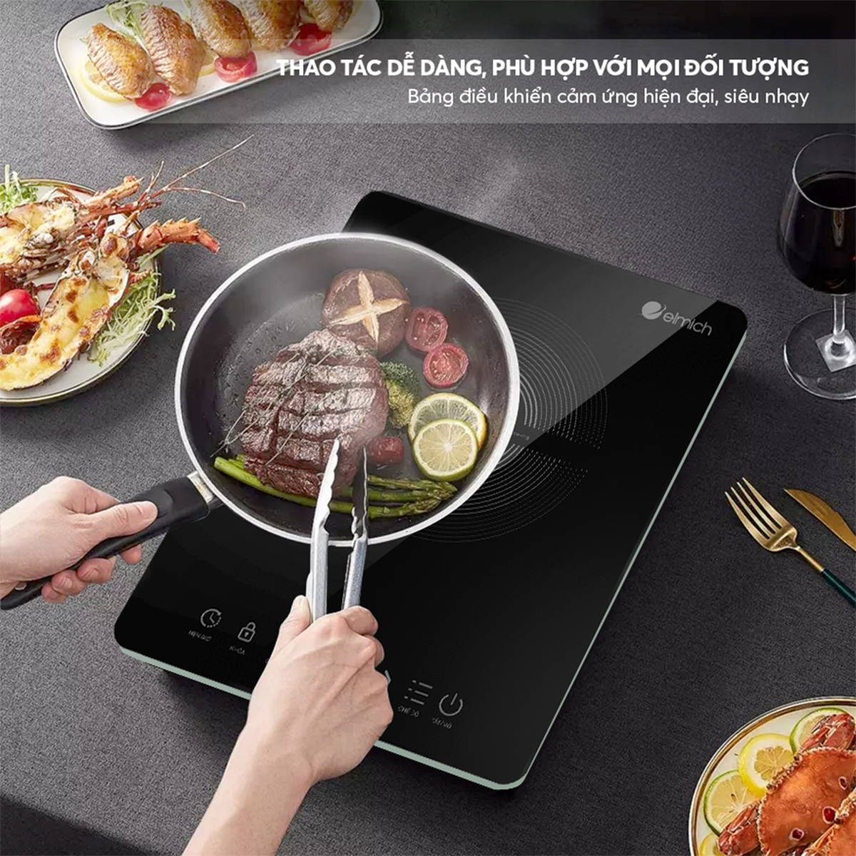 Bếp điện từ đơn Elmich ICE9300 công suát 2000W