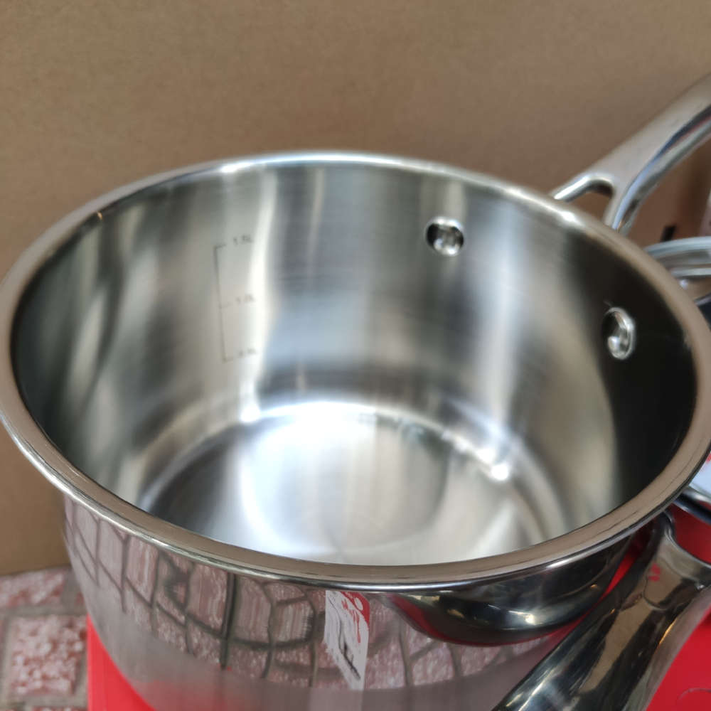 Bộ nồi quánh và chảo chống dính Inox 5 đáy Elmich Baby EL3795 size 16cm