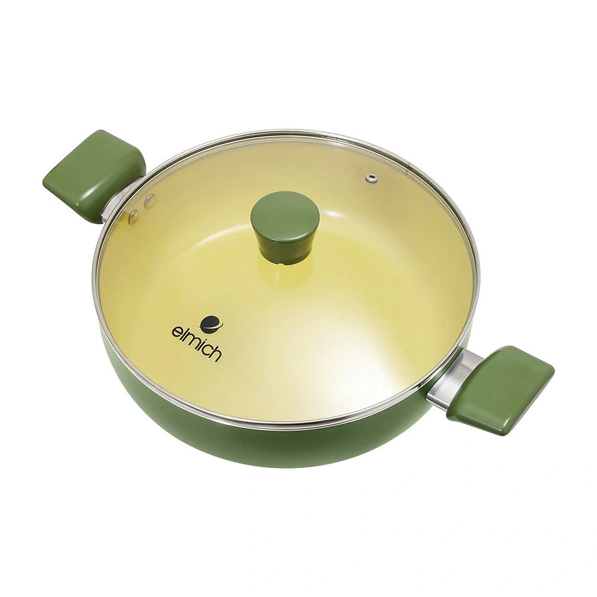 Nồi lẩu chống dính Ceramic Elmich Olive EDA2520