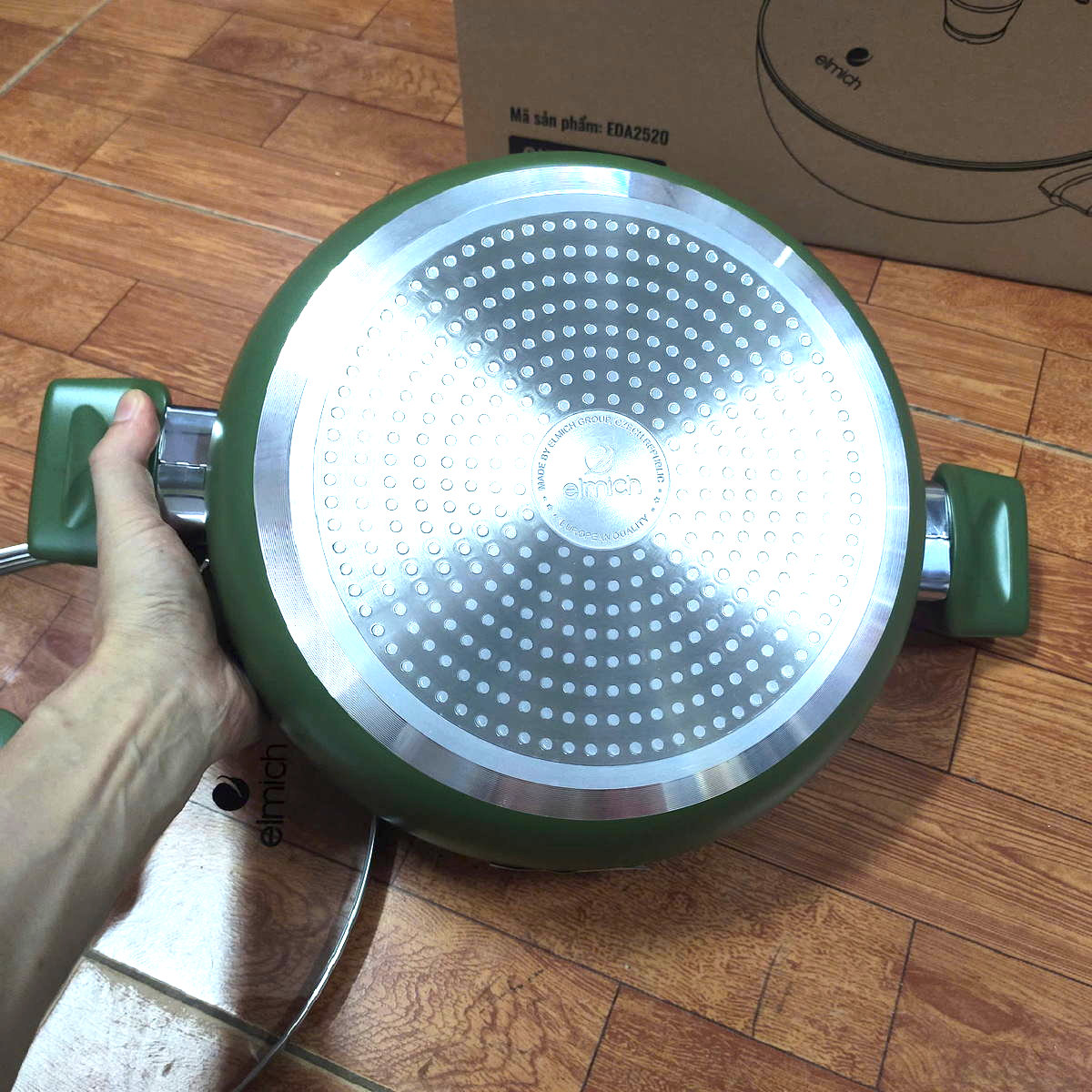Nồi lẩu chống dính Ceramic Elmich Olive EDA2520