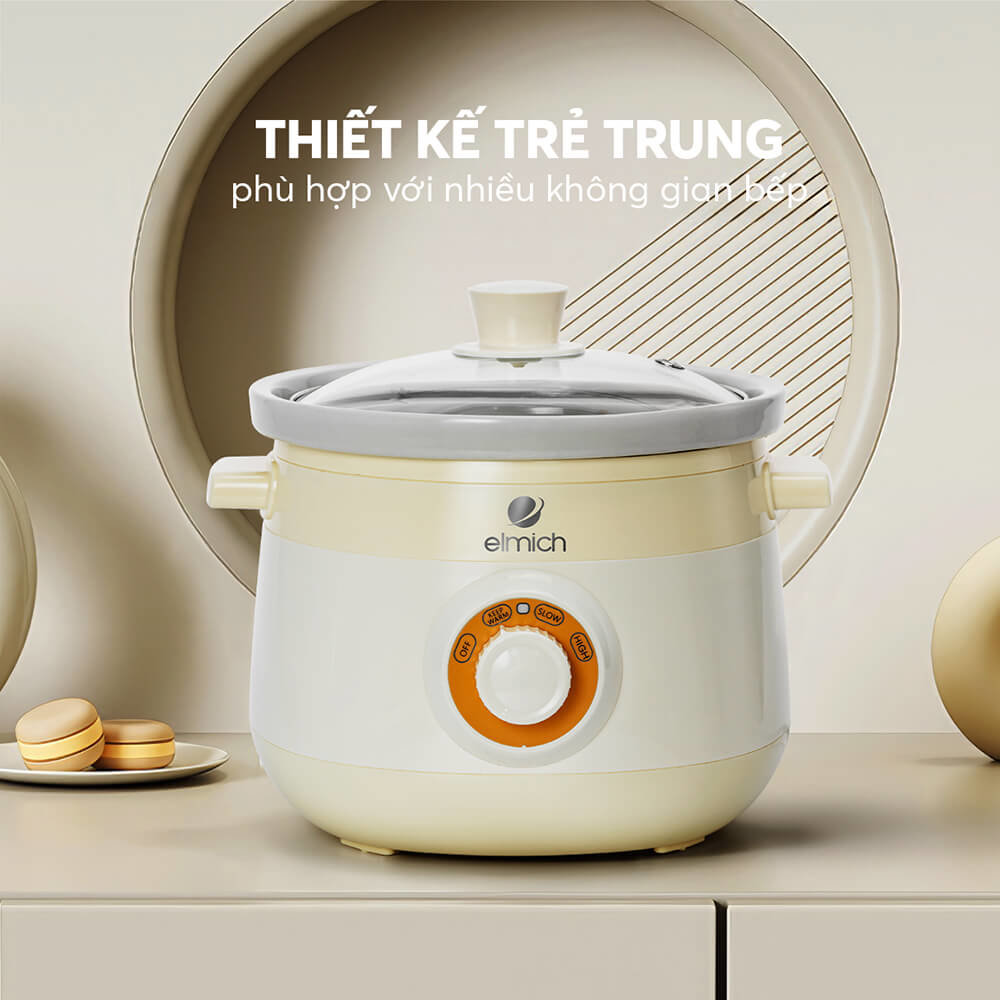 Nồi nấu chậm 2L Elmich SCE-8525