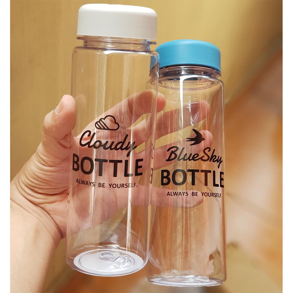Bình nhựa đựng nước ép Detox Nakaya Nhật Bản dung tích 500ml - Cloudy Bottle