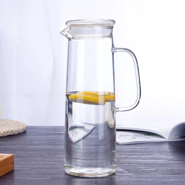 Bình nước thủy tinh chịu nhiệt Borosilicate Metro Glass 1500ml nắp thủy tinh