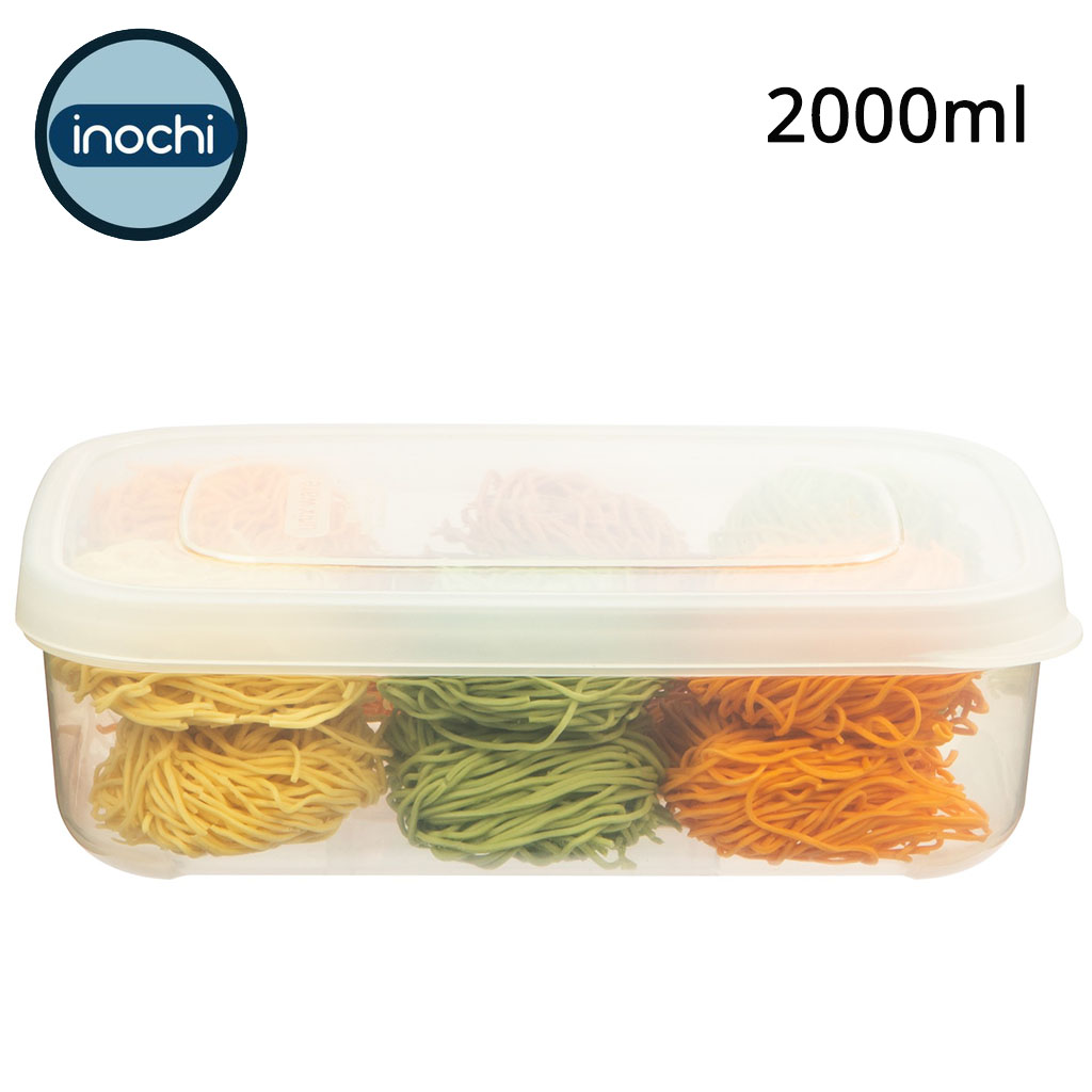 Bộ 3 hộp nhựa đựng thực phẩm chữ nhật cao cấp Inochi Hokkaido 500-1000-2000ml