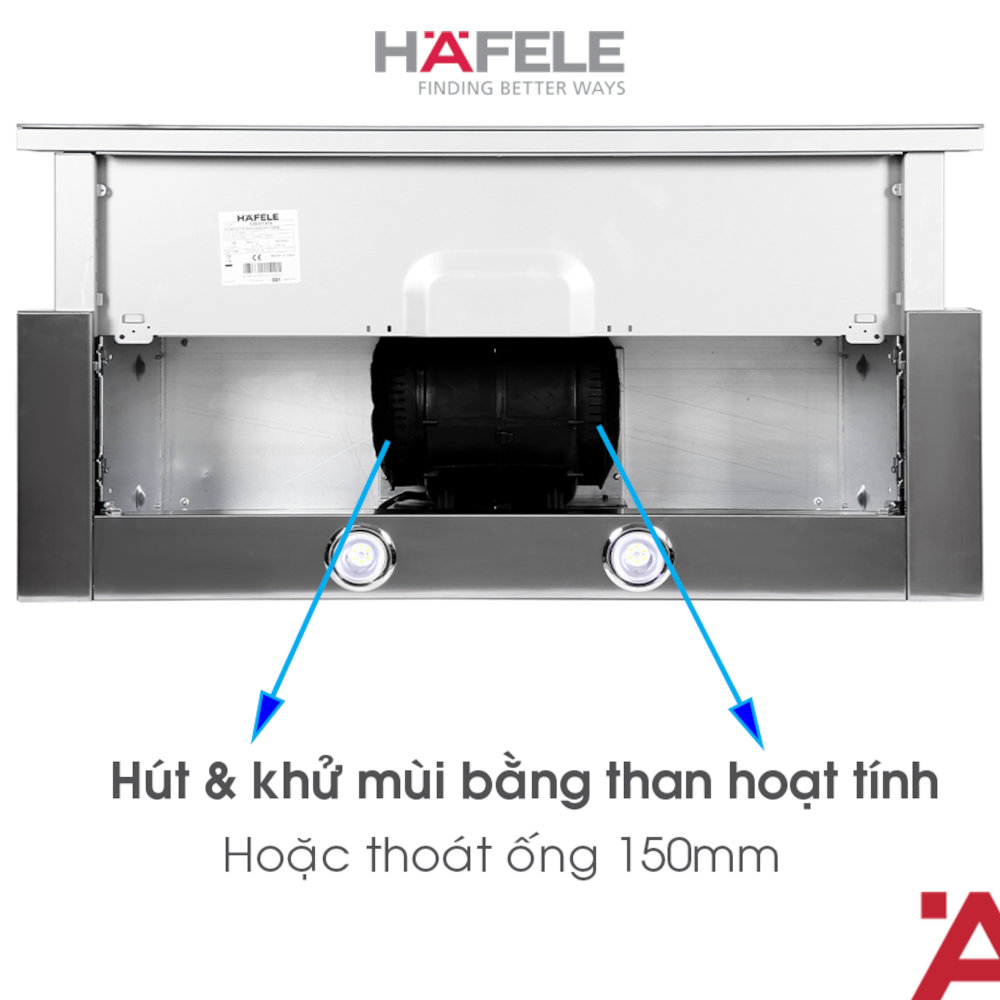 Máy hút mùi âm tủ Hafele HH-TG90E 90cm (539.81.075) xuất xứ Italy