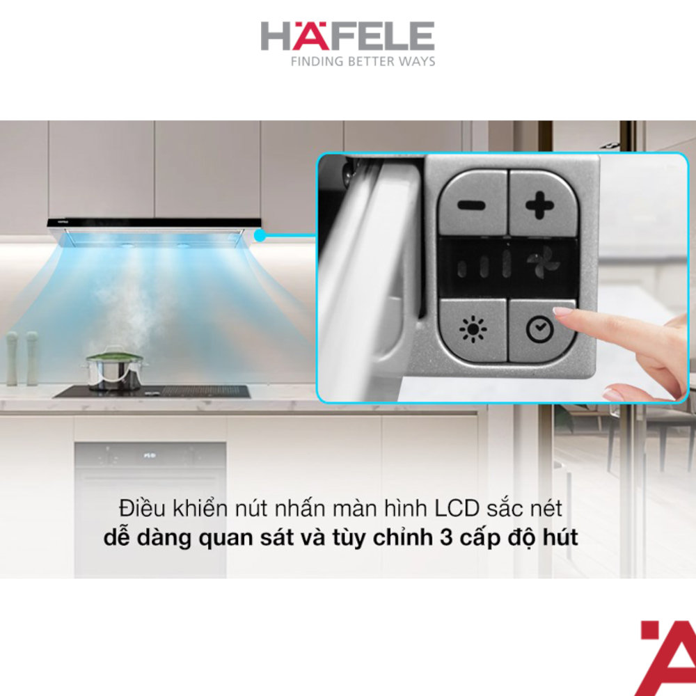 Máy hút mùi âm tủ Hafele HH-TG90E 90cm (539.81.075) xuất xứ Italy