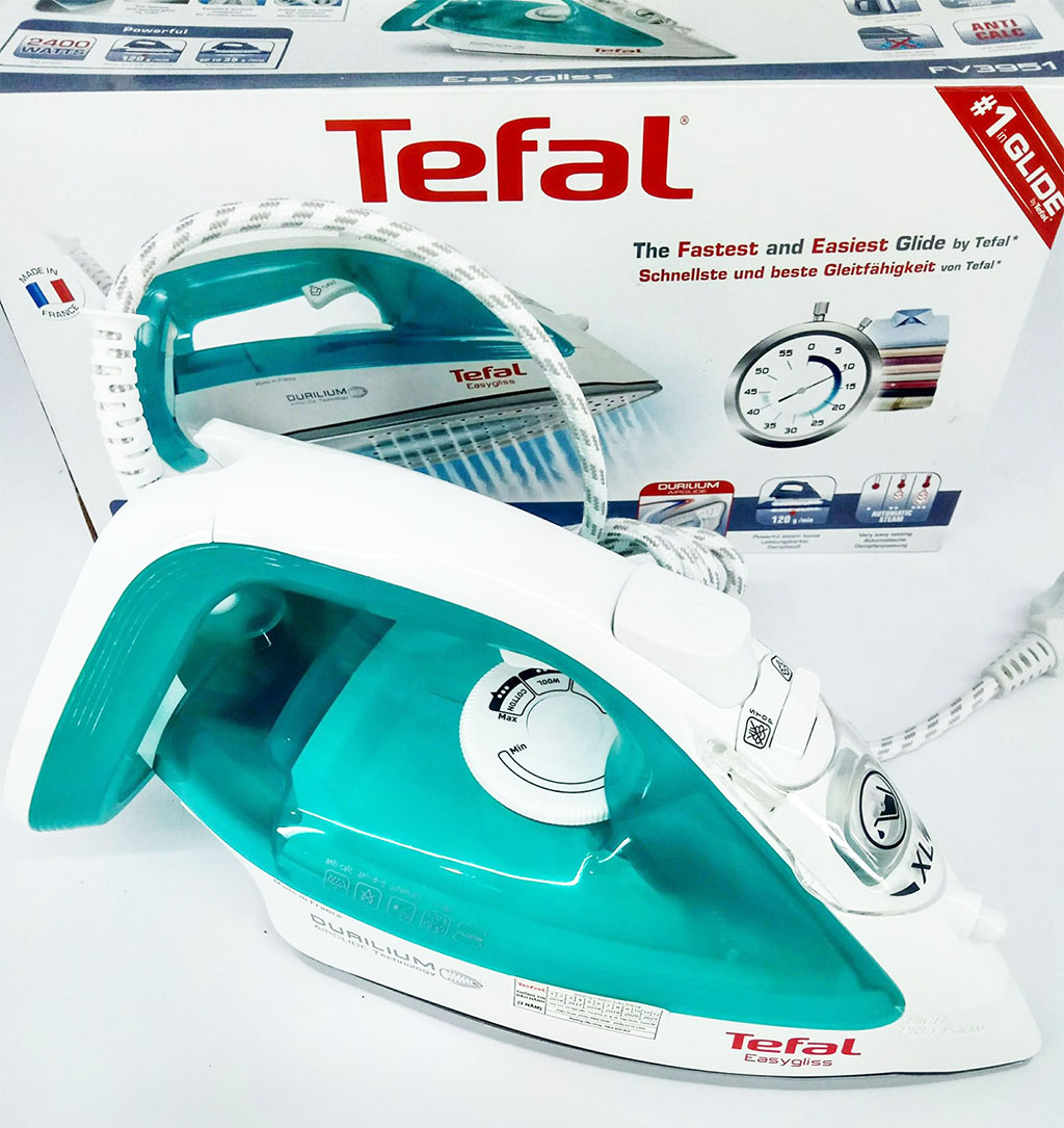 Bàn Ủi Hơi Nước Tefal FV3951 (2400W) - Hàng Chính Hãng