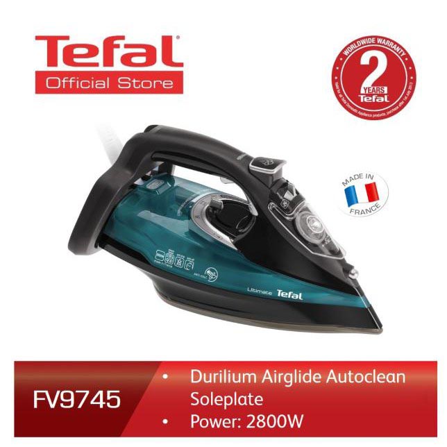 Bàn là hơi nước Tefal FV9745LO công suất 2800W sản xuất tại Pháp