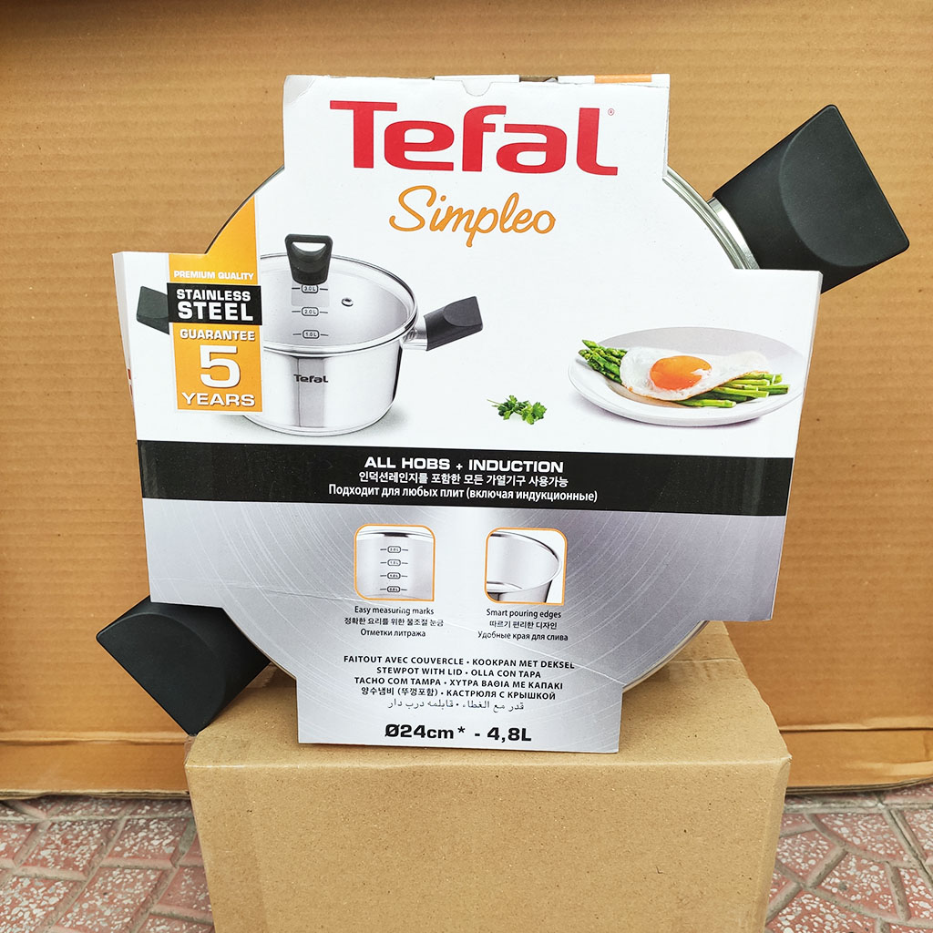 Nồi Inox 304 đường kính 24cm Tefal Simpleo B9054695