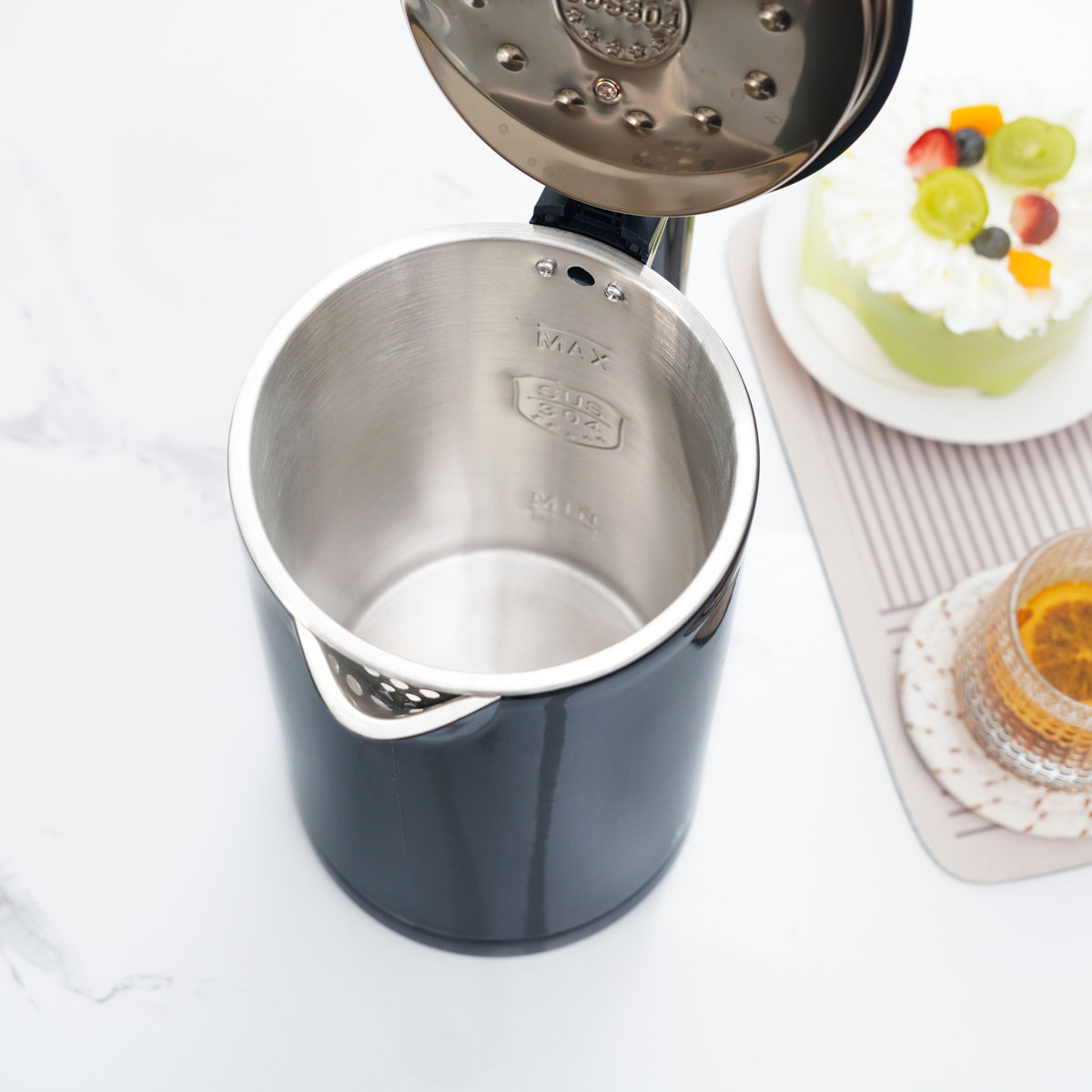 Ấm đun nước siêu tốc Inox 304 Kalpen 1.8L KK96