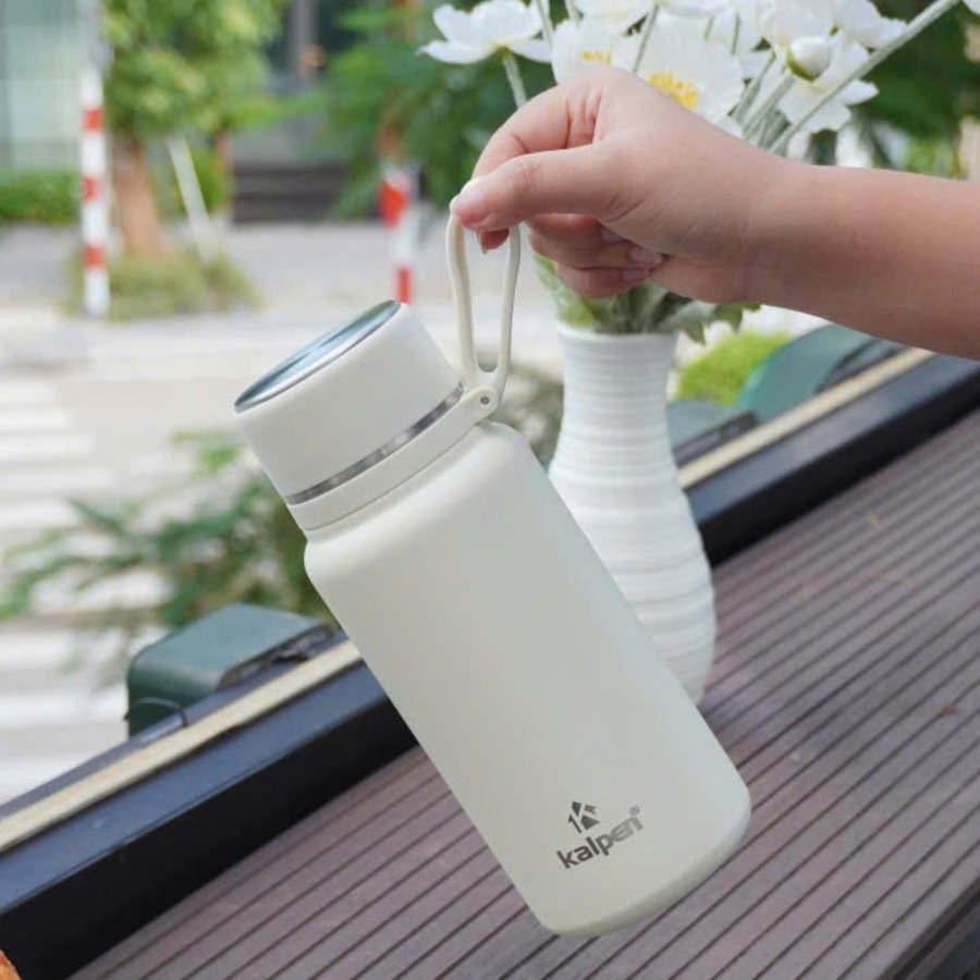 Bình giữ nhiệt inox 316 Kalpen DA06 dung tích 850ml có dây xách