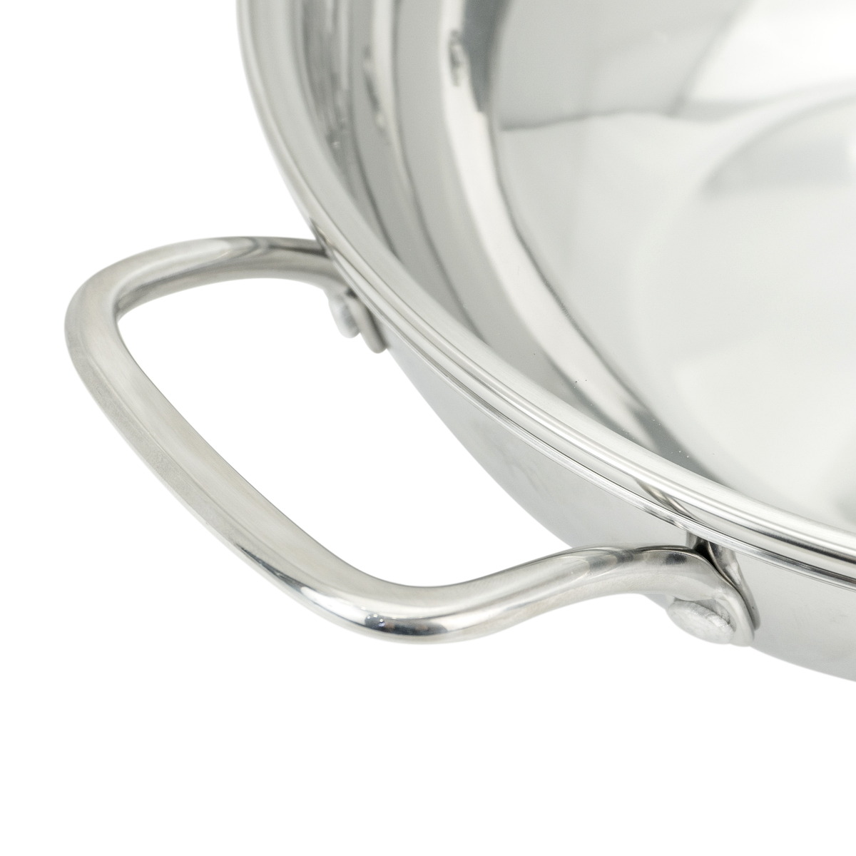 Chảo xào Inox 304 đúc liền khối 3 lớp Kalpen Lager 30cm