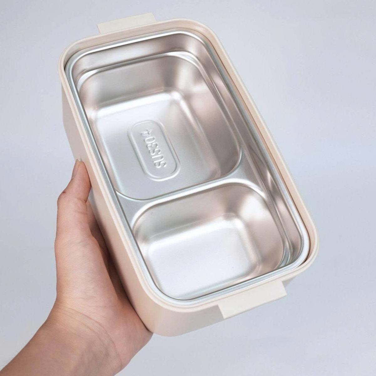 Hộp cơm giữ nhiệt 2 tầng Inox 304 Kalpen AR10 chuẩn Đức