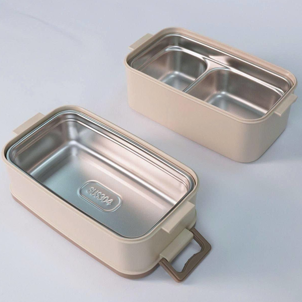 Hộp cơm giữ nhiệt 2 tầng Inox 304 Kalpen AR10 chuẩn Đức