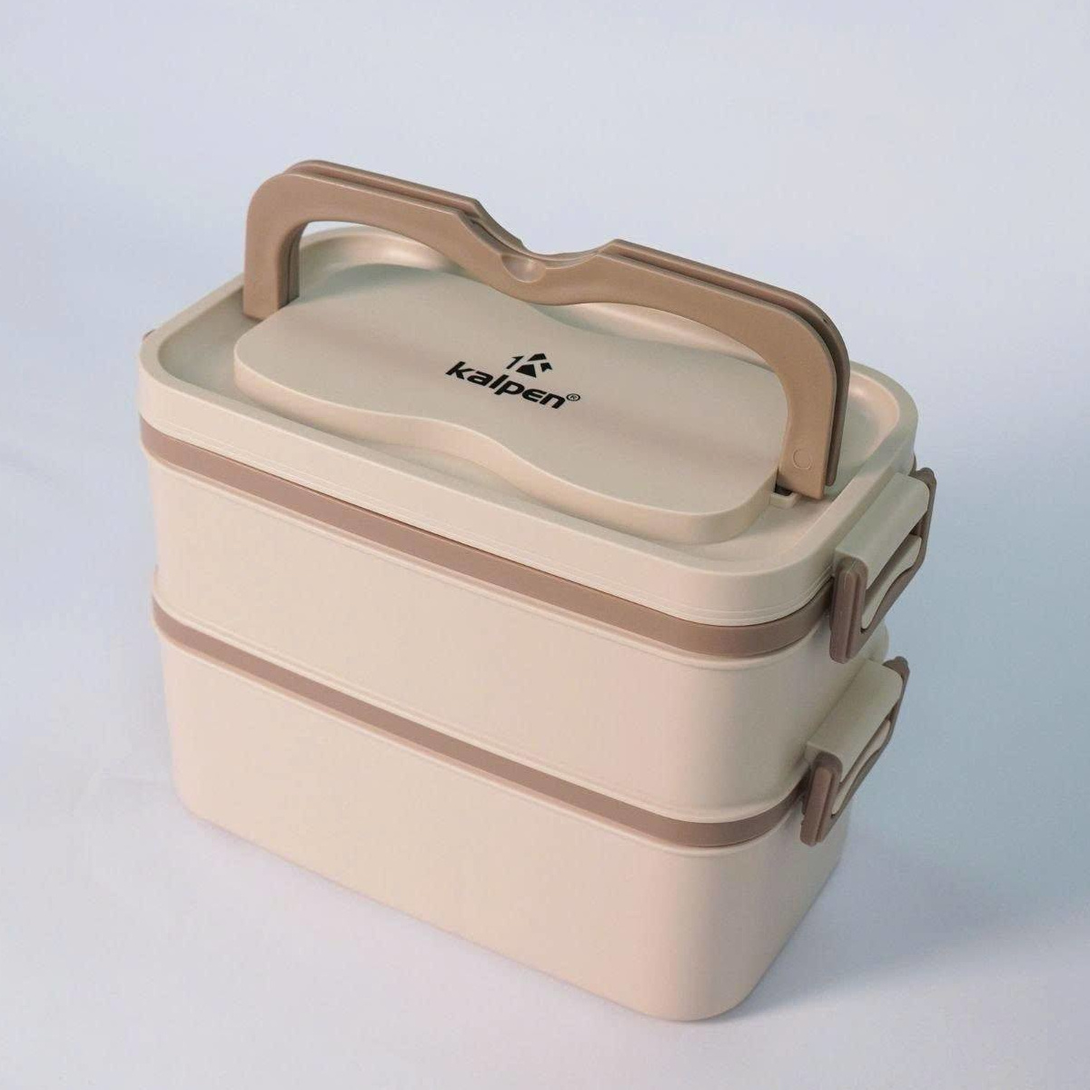 Hộp cơm giữ nhiệt 2 tầng Inox 304 Kalpen AR10 chuẩn Đức