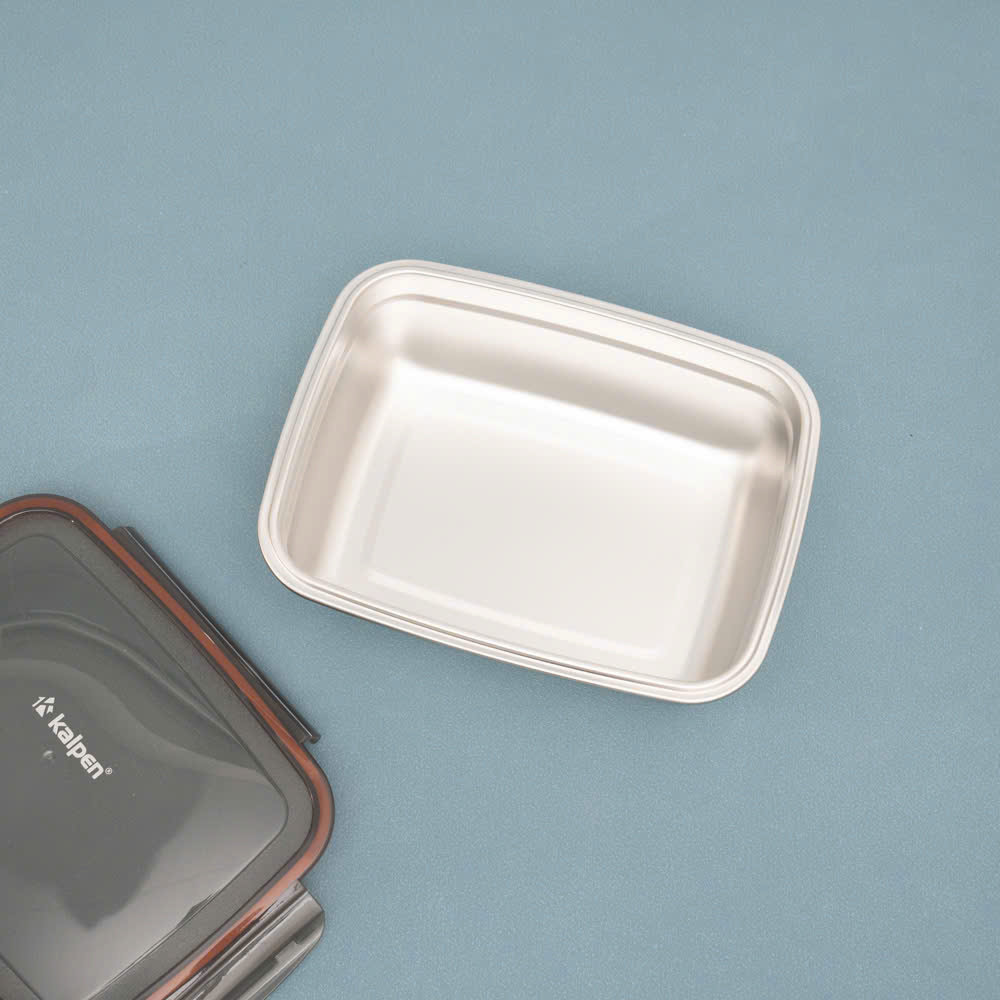 Hộp bảo quản thực phẩm Inox 304 Kalpen dùng trong lò vi sóng